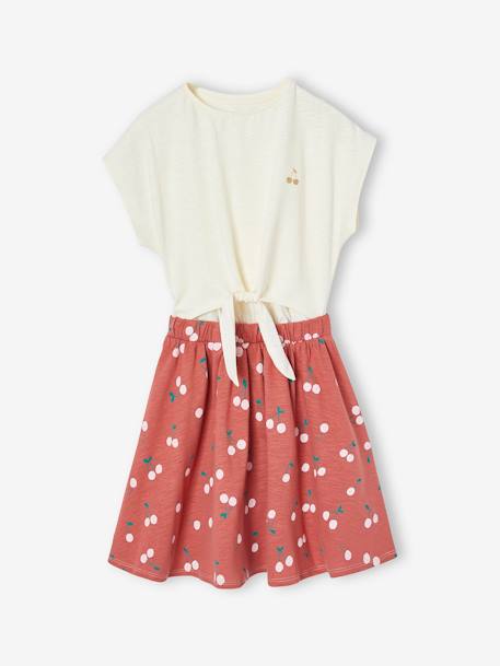 Fille-Robe effet 2 en 1 fille