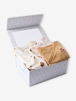 Baby-Pyjama,  overpyjama-Set slaappakje en 2 rompertjes Teddybeer