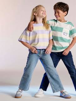 -Ruime meisjesjeans MorphologiK met een smalle taille 