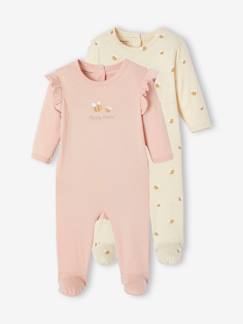 Baby-Pyjama,  overpyjama-Set van 2 slaappakjes bijen