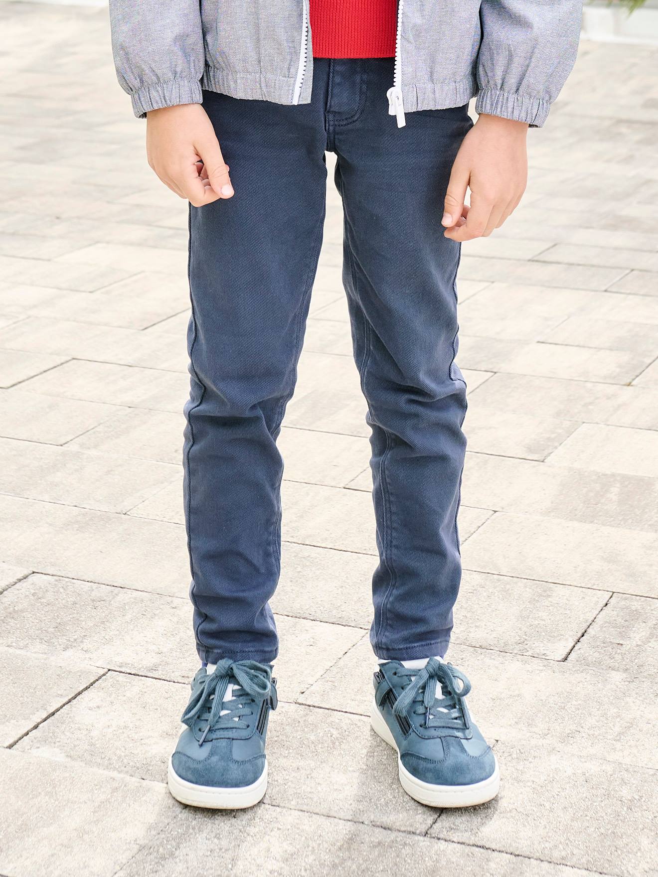 Vertbaudet Gekleurde Slim Fit MorphologiK Medium Jongens Nachtblauw