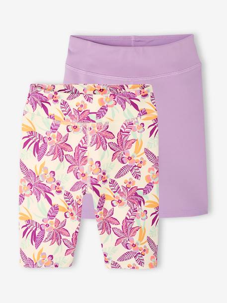 Fille-Lot de 2 cyclistes techniques sport fille