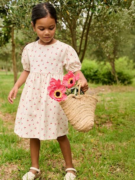 Fille-Robe manches ballon fille