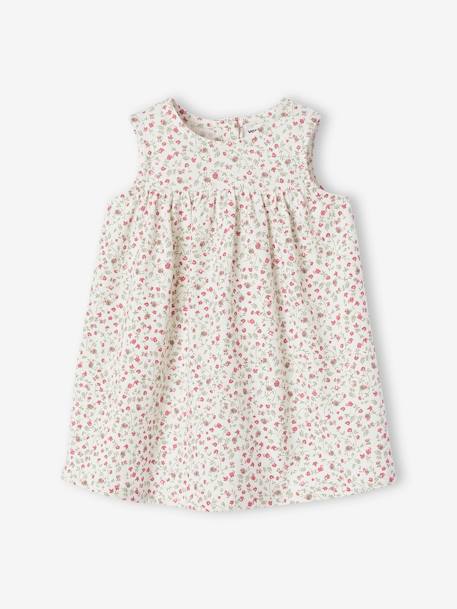 Bébé-Robe imprimée petites fleurs