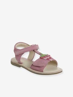 Chaussures-Chaussures fille 23-38-Sandales-Sandales cuir scratchées enfant collection maternelle