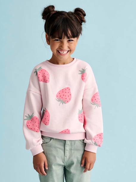 Fille-Sweat fille motifs fantaisie 