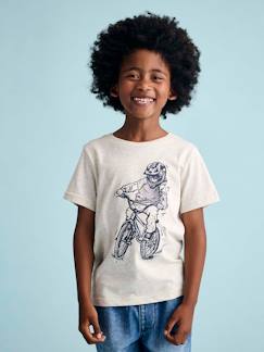 Garçon-T-shirt, polo, sous-pull-T-shirt Basics garçon imprimé devant