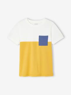 Garçon-T-shirt, polo, sous-pull-T-shirt garçon coloblock manches courtes