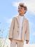 Ensemble céremonie chemise col Mao, veste et pantalon garçon beige+bleu ciel+vert d'eau - vertbaudet enfant 