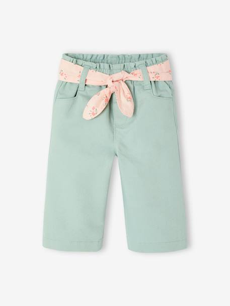 Bébé-Pantalon large bébé avec ceinture à nouer