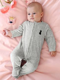 Baby-Pyjama,  overpyjama-Fluwelen baby-pyjama bio fantasie rug