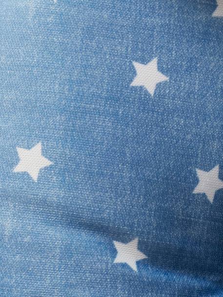 Coussin réducteur vertbaudet pour poussette Bleu denim imprimé étoiles - vertbaudet enfant 