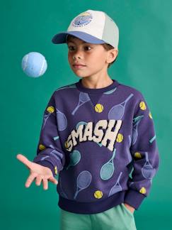 -Sweat de sport imprimé tennis garçon