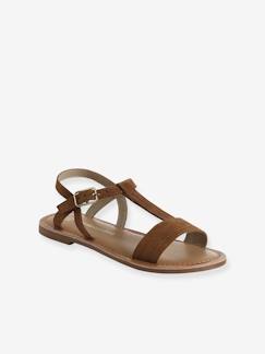 Chaussures-Chaussures fille 23-38-Sandales cuir fille