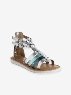 Chaussures-Sandales esprit spartiates cuir enfant collection maternelle