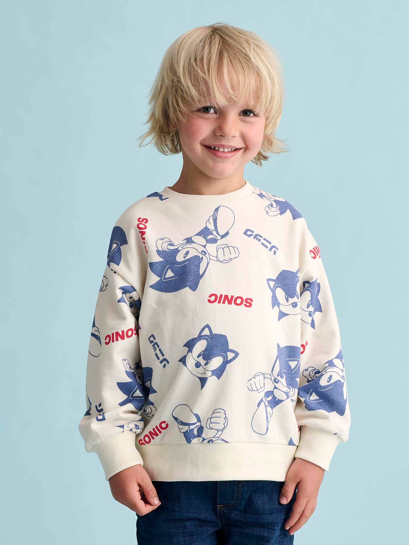 Sonic® Jongens Sweat Ecru