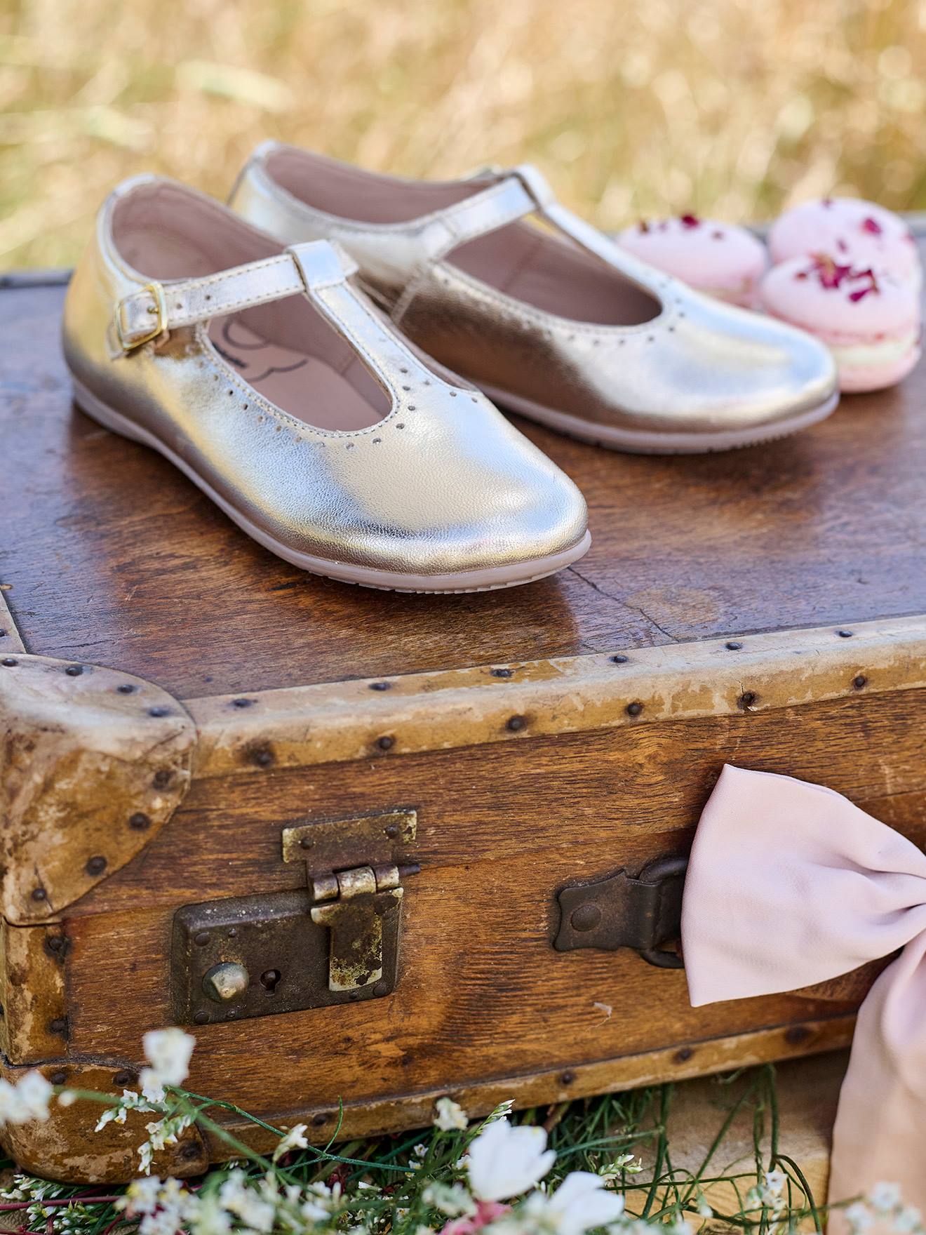 Vertbaudet Meisjesballerina's Goud