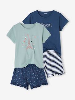 -Set van 2 pyjamabroeken BASICS voor meisjes