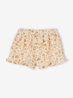 Bébé-Short-Short imprimé en gaze de coton bébé