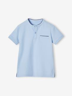 Polo garçon col Mao   - vertbaudet enfant