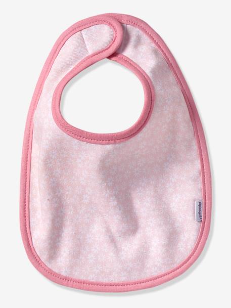 Lot de 7 bavoirs naissance vertbaudet Imprimé fleurs et oiseaux+MOTIFS NOEL+MULTICOLORE - vertbaudet enfant 