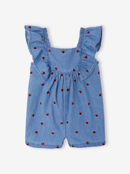Bébé-Combishort en denim léger bébé