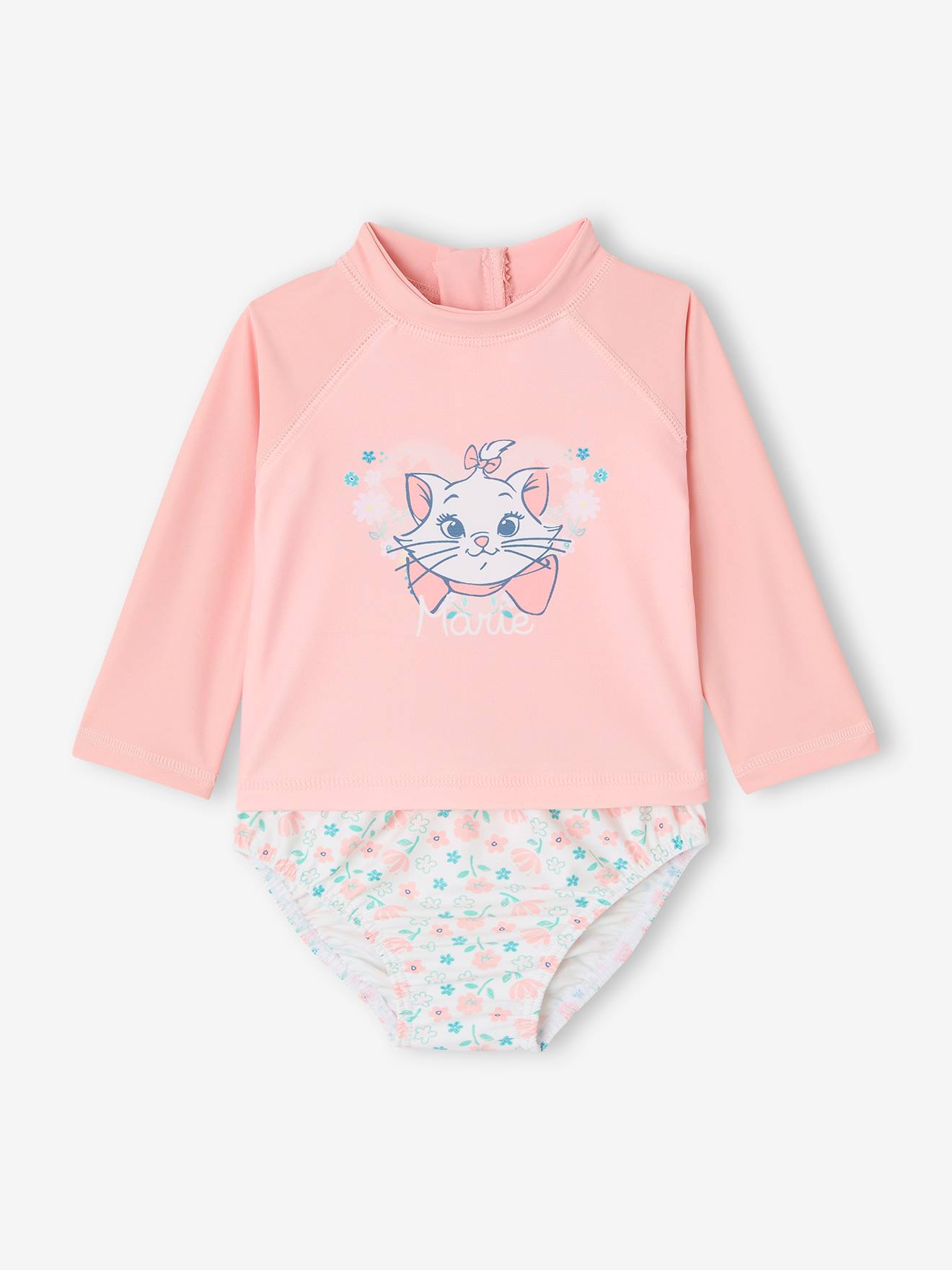 Disney Animals Tweedelig Anti-Uv Badpak Voor Baby Meisjes Disney® Marie De Aristokatten Rozen