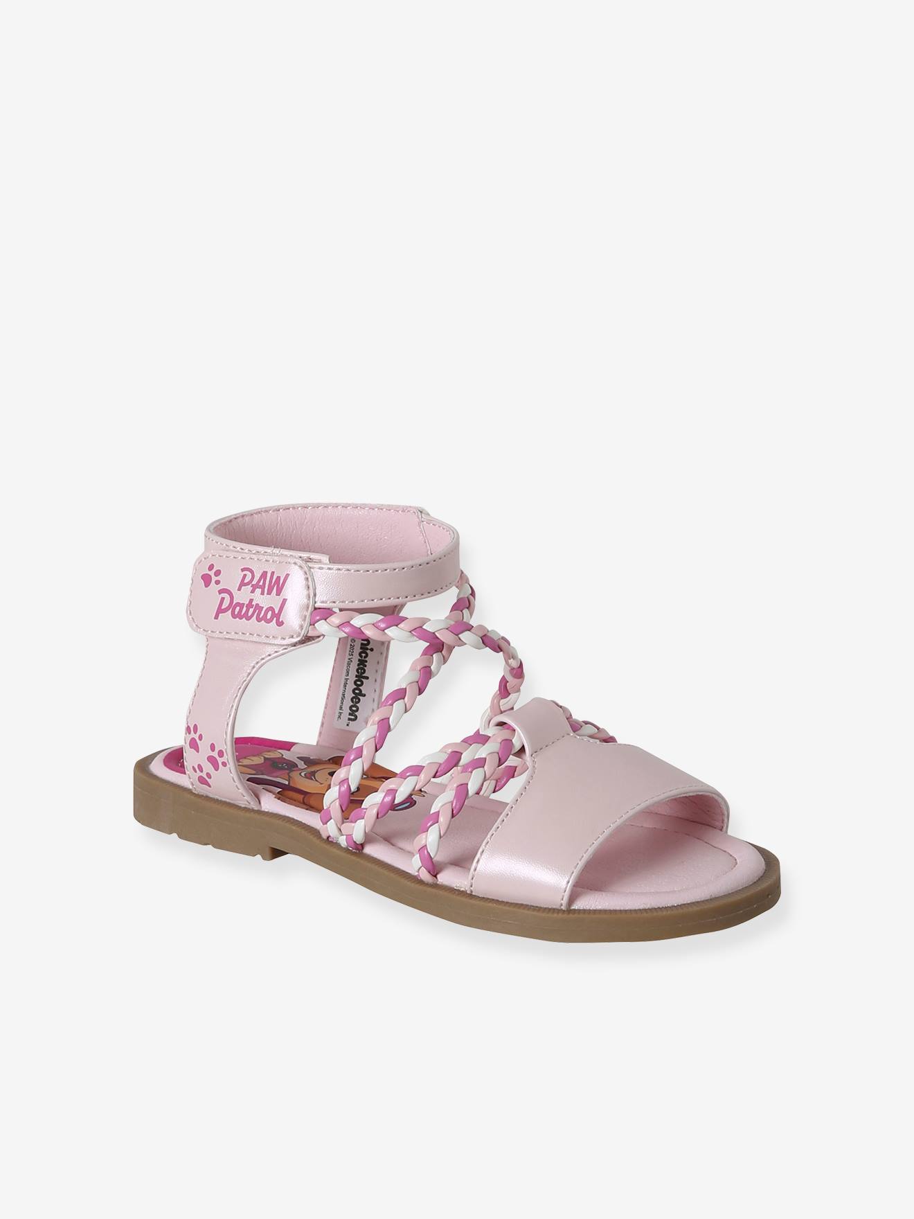 Gevlochten meisjessandalen PAW PATROL® rozen