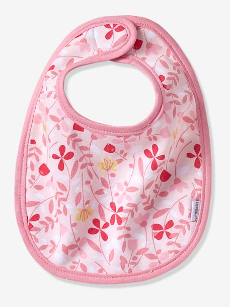 Lot de 7 bavoirs naissance vertbaudet Imprimé fleurs et oiseaux+MOTIFS NOEL+MULTICOLORE - vertbaudet enfant 