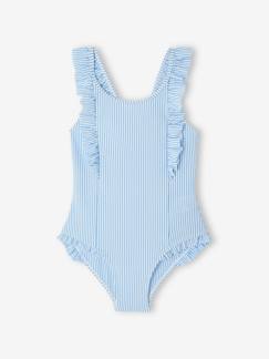 -Maillot de bain rayé 1 pièce fille