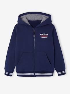 -Sweat zippé à capuche sport garçon