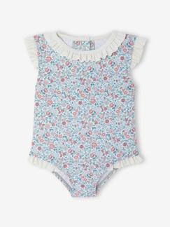 -Maillot de bain bébé fille 1 pièce ouverture dos