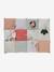 Tapis d'éveil moelleux et ludique blanc+bleu+rose+rouge - vertbaudet enfant 