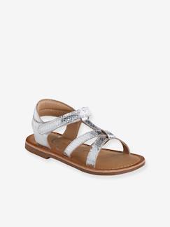 Chaussures-Chaussures fille 23-38-Sandales-Sandales scratchées cuir enfant collection maternelle