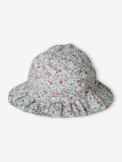 Baby-Accessoires-Hoed-Zonnehoed met bloemenprint voor babymeisjes
