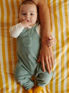 -Geboorteset met tuinbroek en geborduurde body voor baby's PETIT BATEAU