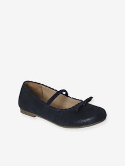 Chaussures-Ballerines cuir pailleté fille collection maternelle
