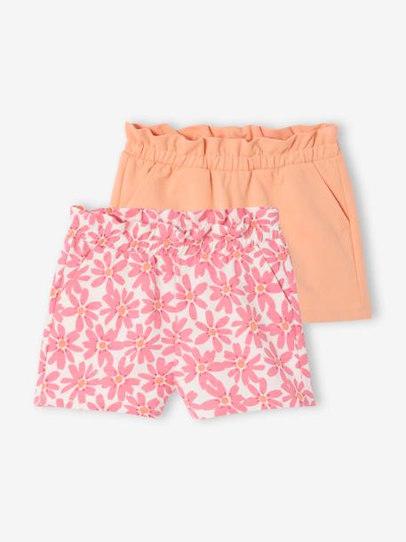 Fille-Lot de 2 shorts fille