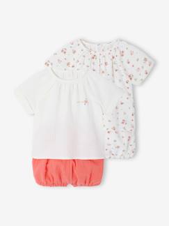 Baby-Pyjama,  overpyjama-Set van 2 pyjashorts voor baby's