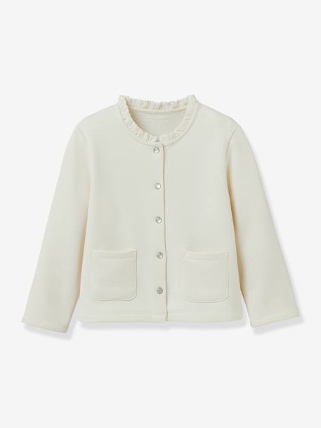 Fille-Gilet fille en molleton - coton bio -