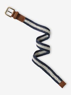 Garçon-Accessoires-Cravate, noeud papillon, ceinture-Ceinture tressée bicolore garçon