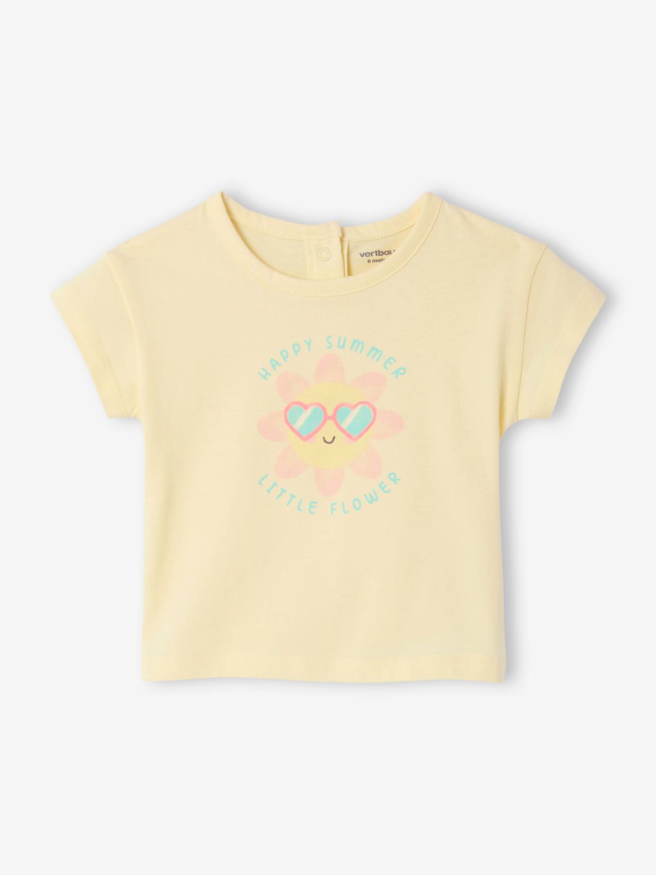 T-shirt Bébé Bio à Message "Papa Maman" - Coton Biologique - Manches Longues - Ouverture Pressionnée Dos