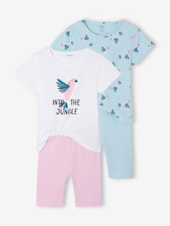 -Lot de 2 pyjacourts fille