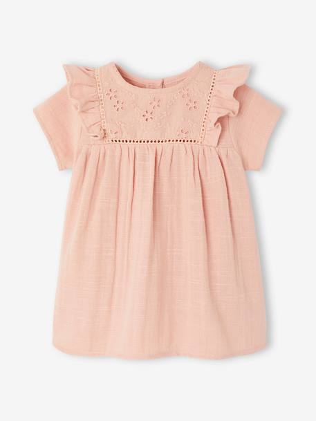 Bébé-Robe en gaze de coton naissance