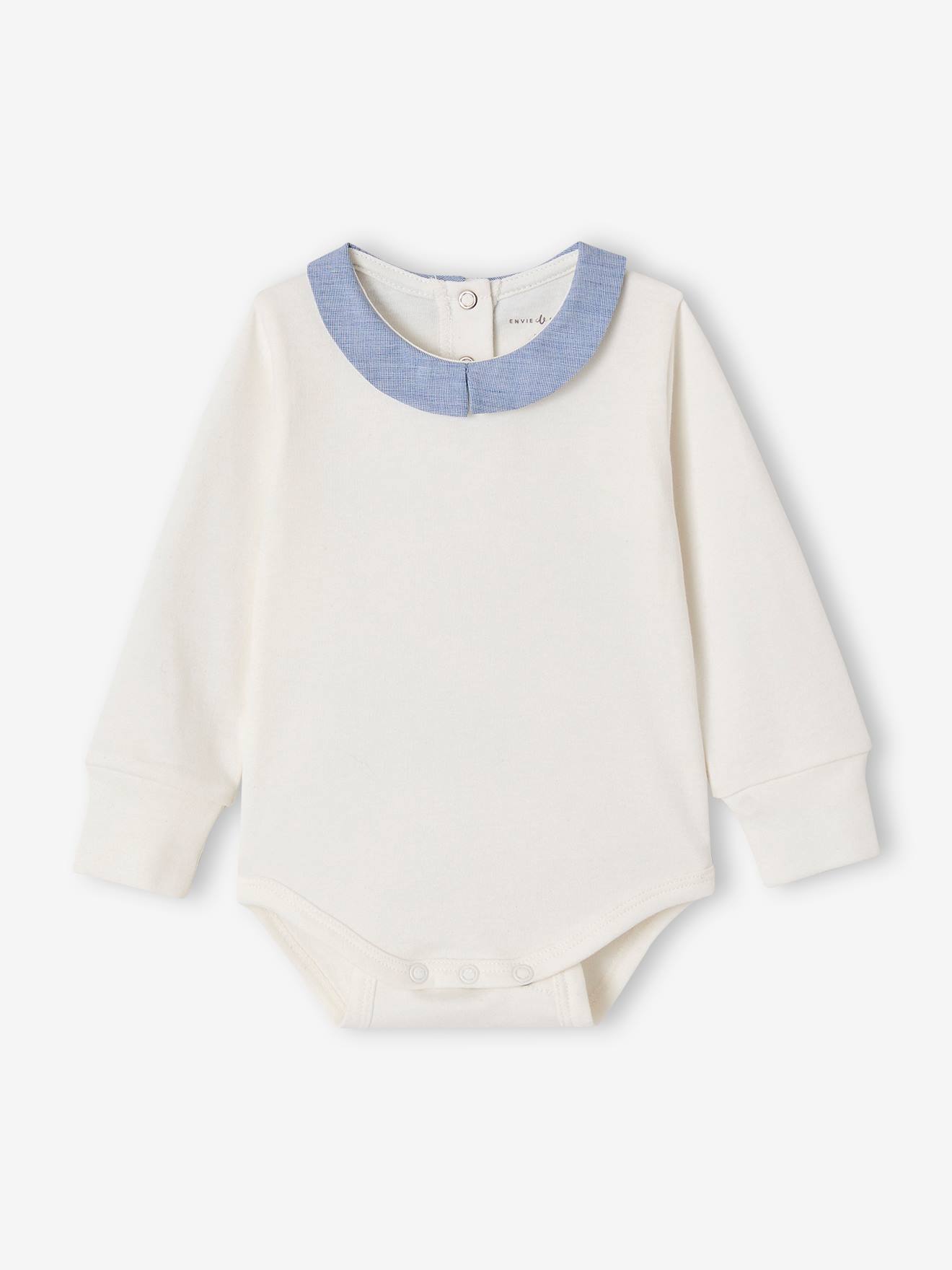 Personaliseerbare Envie De Fraise Meegroeiromper Voor Baby's Ecru