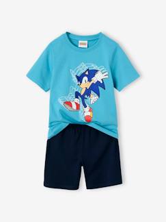-Jungen Sommer-Schlafanzug SONIC mit 3D-Print Oeko-Tex