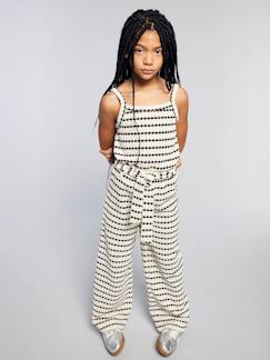 -Pantalon large en maille fantaisie fille JONEN