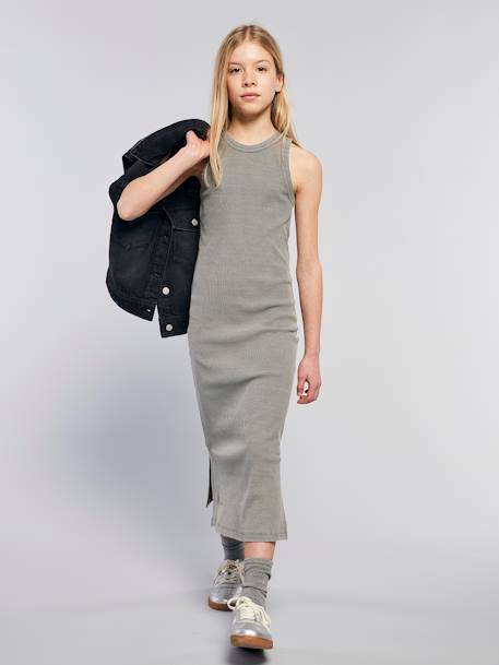 Fille-Robe débardeur longue emmanchures américaines fille JONEN