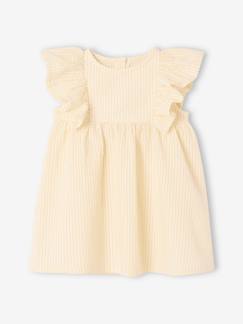 Baby-Rok, jurk-Babyjurk in seersucker