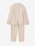 Ensemble céremonie chemise col Mao, veste et pantalon garçon beige+bleu ciel+vert d'eau - vertbaudet enfant 